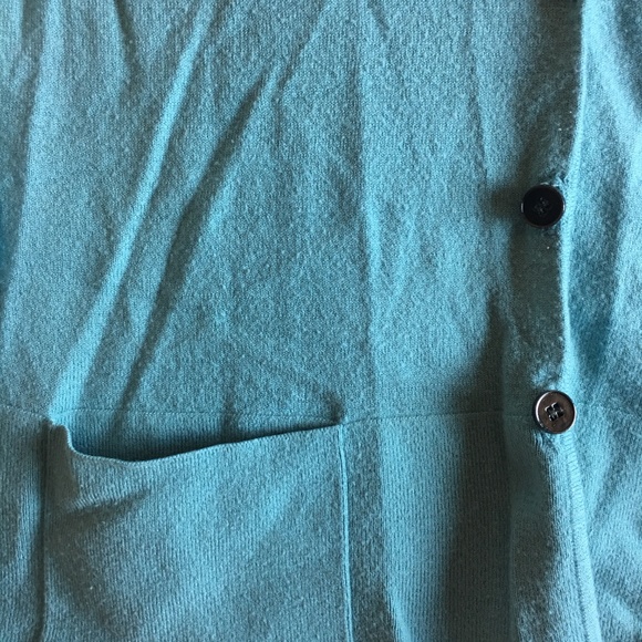 Talbots Blue Button Sweater - Picture 3 of 4